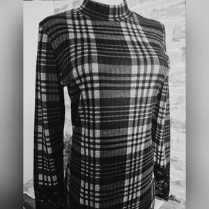 Venus Plaid Bodycon Maxi Dress